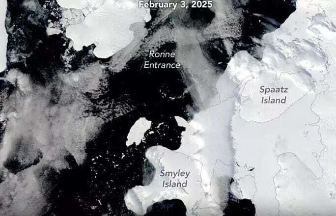 Significant Iceberg A-48 Drift Observed in Antarctica