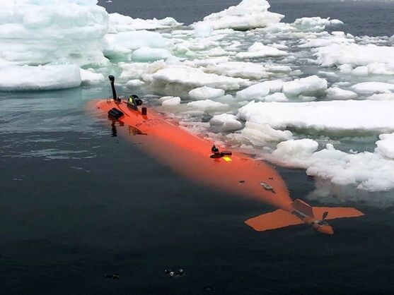 Autonomous submarine Ran disappears under Antarctic ice
